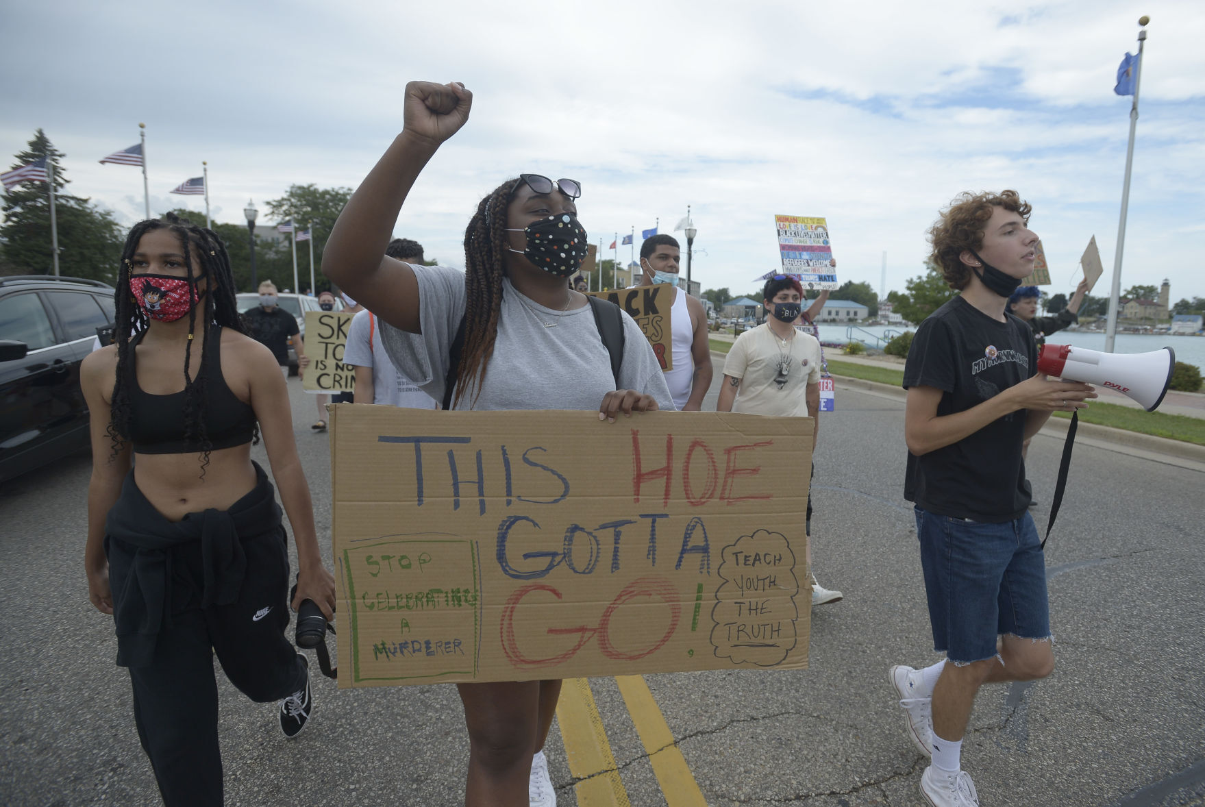 CHRISTOPHER COLUMBUS PROTEST